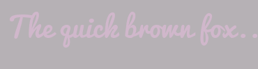 Image with Font Color D0B7CB and Background Color B6B1B5